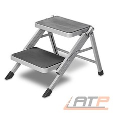 DOPPELTRITTSTUFE 2 STUFEN FALTBAR TRITTSTUFE STAHL DOPPELTRITT WOHNWAGEN CAMPING