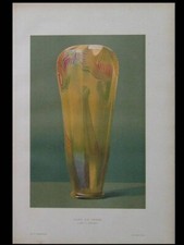 LOUIS C. TIFFANY, GLASVASE -