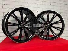 4X 19 Zoll ABT Style Schwarz 8.5J 5X112 Alufelgen für Audi A5 A6 A7 Q5 etron