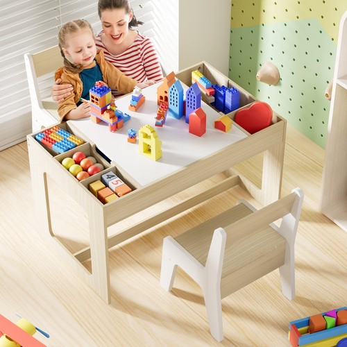 3in1 kindertisch stühle - stühle, mit