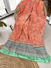 Bassetti BETTWÄSCHE SET BURANO O1 orange SATIN 155x220 + 80x80 Kissen BEZUG OVP