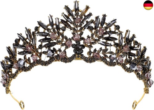 Vintage barock krone schwarz - krone,