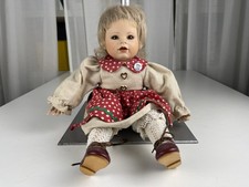Porzellan Sammler Puppe 42 cm