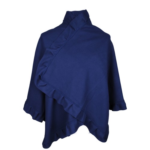 Poncho cape aus fleece - poncho,