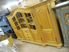 5722. gebr. form + stil Schrank Bogenschrank Eiche hell gelaugt massiv