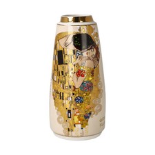 Goebel Porzellan Vase Der Kuss H: 18,5 cm Gustav Klimt