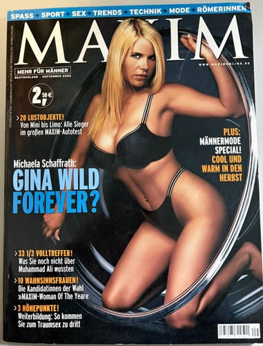 Maxim september 2002 - maxim, michaela