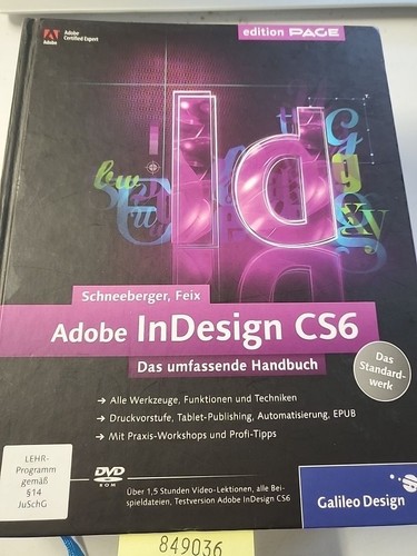 Adobe indesign cs6 das - cs6, 