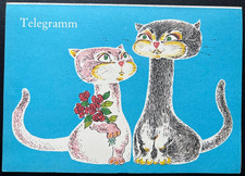 Telegramm-Schmuckblatt aus