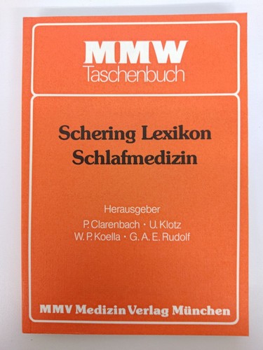 Schering lexikon schlafmedizin - schering,