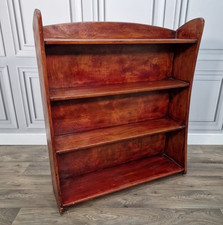 Vintage offenes Bücherregal aus Holz - Kunsthandwerk Stil - Retro Regal - Regal