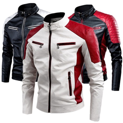 Herren motorrad leder jacke - motorrad,