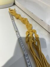 Makramee Ampel Aufhängung Gelb Okker