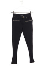 zebra Treggings Kunstleder Details S schwarz