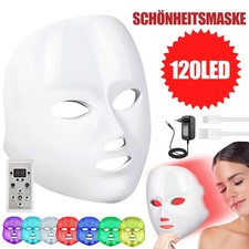 7 Farben Rotlicht Maske Gesichts Rotlichttherapie Nahinfrarot LED-Gesichtsmaske