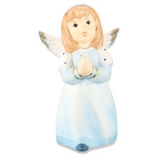 Engel betend, blaues Kleid