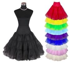 Neu Damen Unterrock Rockabilly 50er 60er Jahre Dirndl Röcke Vintage Petticoat