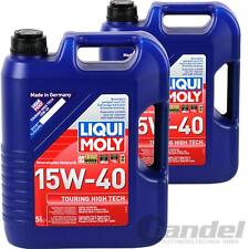 2x5L LIQUI MOLY 15W-40 TOURING HIGH TECH MOTORÖL für ältere LKW PKW ohne DPF