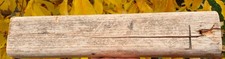 schwerer kleiner Balken,    Treibholz / Schwemmholz,   46 x 10 x 4,6 cm