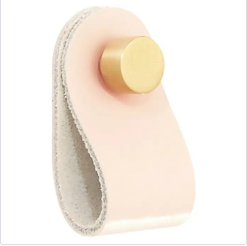 Möbelgriffe leder rosa gold - möbelgriffe,
