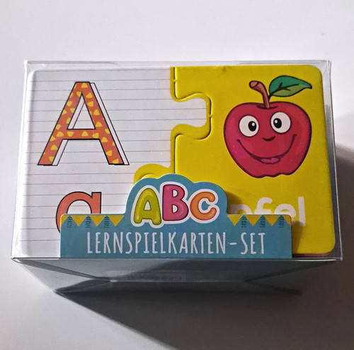 Abc lernspielkarten set für - lernspielkarten-set,