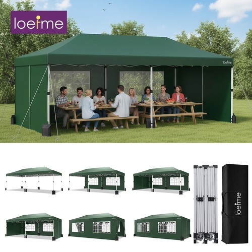 Pavillon 3x6m mit seitenteilen - 3x6m,
