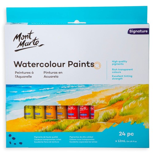 Aquarellfarbe set 24 x - aquarellfarbe, /