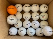 19 gebrauchte Golfbälle verschiedener Marken - AAAA Qualität