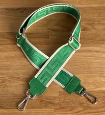 Wechsel Taschengurt Schultergurt Schulterriemen Tragegurt Grün Natur- Weiß