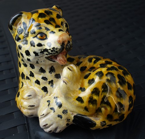Tigerbaby keramik glasiert - tigerbaby., keramik.
