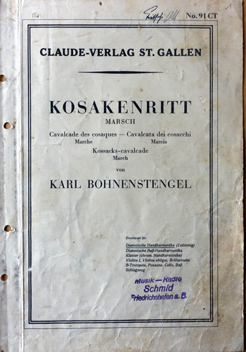 Kosakenritt marsch für - kosakenritt,,