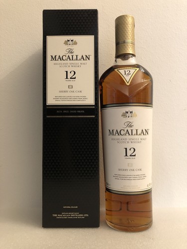 Macallan 12y sherry oak cask - sherry,