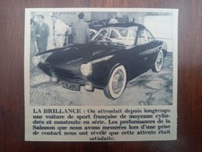 Salmson 2300 S Coupe, Salon Paris, Abbildung, 1953