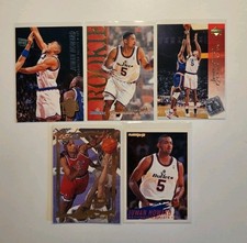 Juwan Howard Rookie Lot 5 Washington Bullets NBA RC