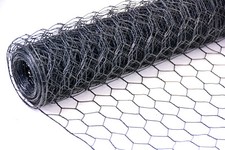 Kaninchendraht Sechseckgeflecht Maschendrahtzaun anthrazit Hasendraht Kükendraht