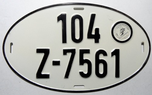 Altes nummernschild - altes,