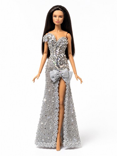Barbie kleid handmade doll - barbie,