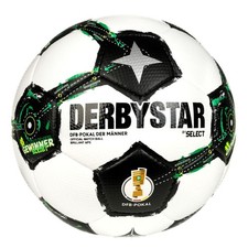 Derbystar DFB-Pokal Brillant APS Männer Spielball weiß schwarz grün Gr 5