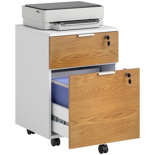 Homcom aktenschrank mit - aktenschrank, 2