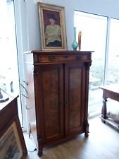 Antikes Gründerzeitvertiko ca. 1880 Nußbaum