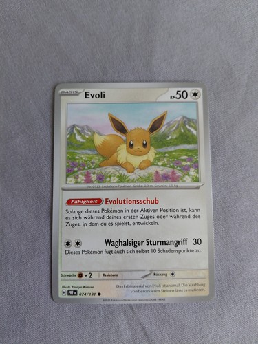 Pokémon karte evoli - pokémon,