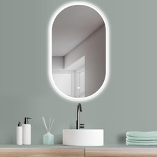 Hoko oval badspiegel mit - oval,