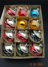 alter DDR Baumschmuck Kugeln