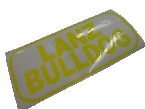 Lanz bulldog schriftzug - lanz,