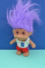 ✿● TROLL Gnom Kobold Zaubertroll ●✿ No 5 football sport purple hair