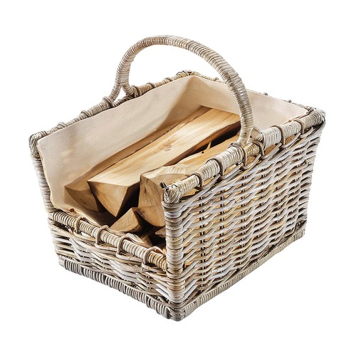 Holztrage kaminholzkorb - holztrage,