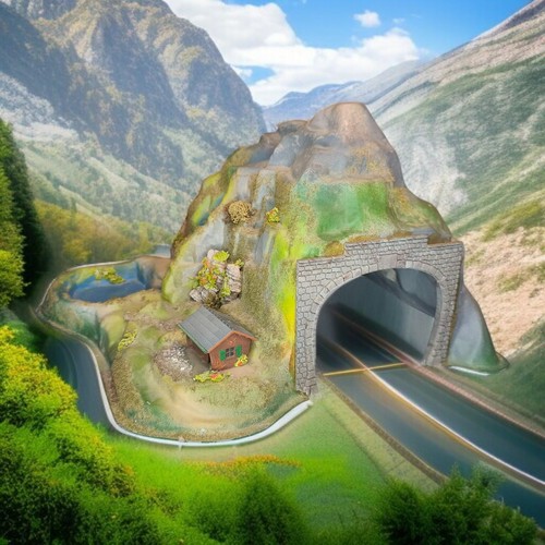 Eisenbahn tunnel spur - eisenbahn-tunnel, h0