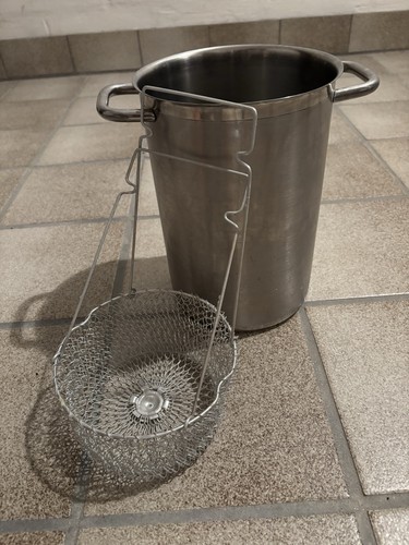 Spargeltopf mit einsatz - mit,