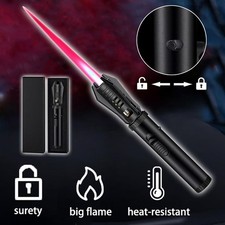 Sturmfeuerzeug Jet-Flame-Feuerzeug Nachfüllbares Butanfeuerzeug Geschenk Männer