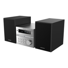 Grundig CMS 4200 BT DAB+ Micro HiFi System silber/schwarz, 120 Watt